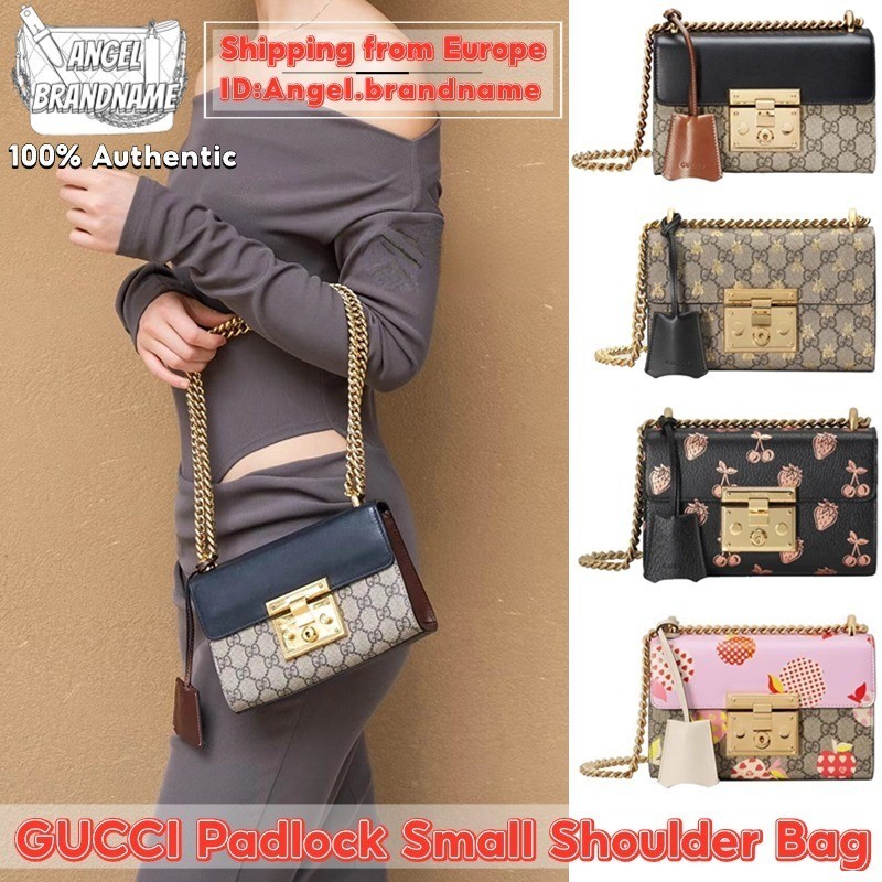 Gucci GUCCI Padlock Small GG shoulder Bag กระเป๋าผู้หญิง/กระเป๋าสะพาย