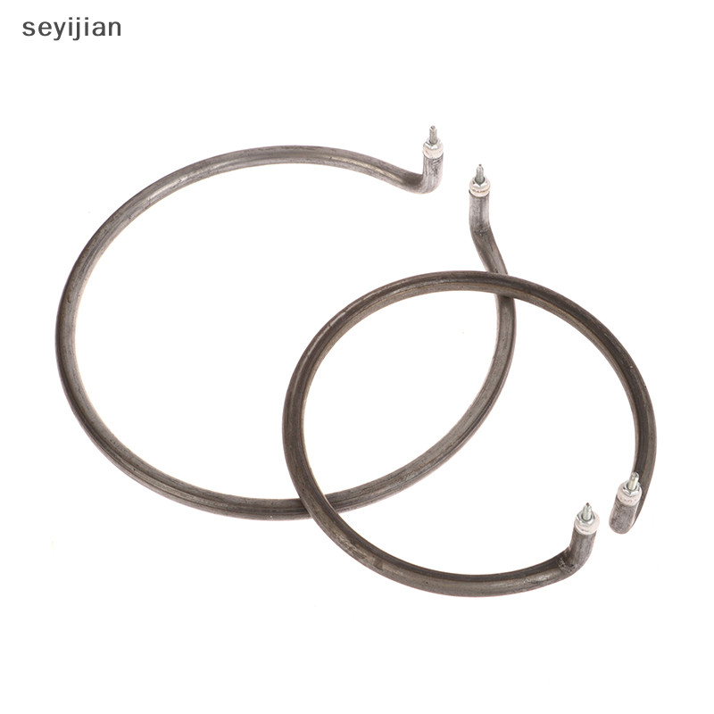 Syj กระทะไฟฟ้ากลม Heag หม้อหลอดเหล็ก Anti-rust เครื่องทําความร้อนอุปกรณ์เสริมท่อ 500/800W วงกลมรับการเผาไหม้แห้ง TH