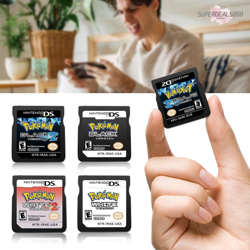 Pokemon NDS Game Series Cartridge DS Game Card Black&White Version 1&2 สําหรับ NDS [SuperDeals888.th