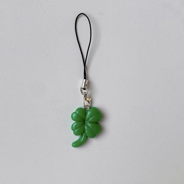 สตีฟ สีเขียวโคลเวอร์สี่ใบโซ่โทรศัพท์จี้ซีดีสี่แฉกโชคดี - รูปที่ 3