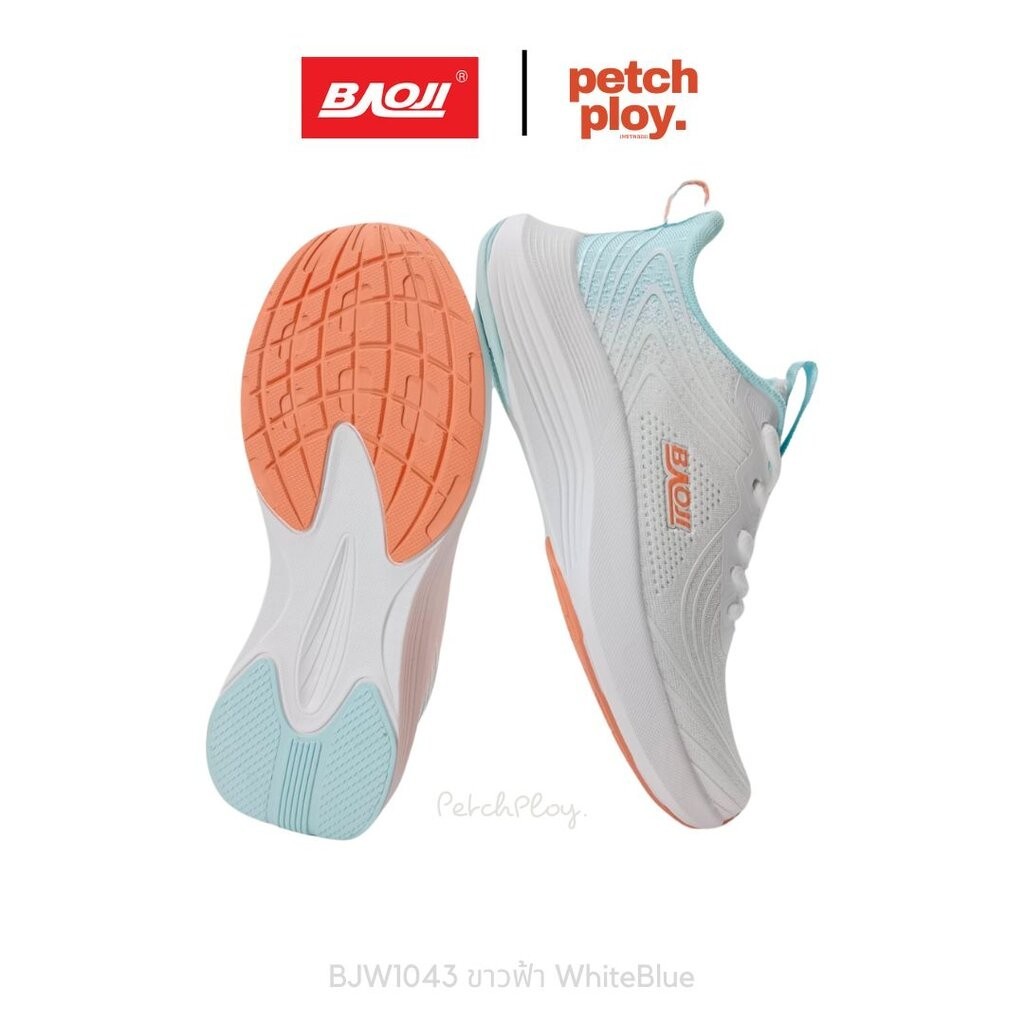 Baoji BJW1043 รองเท้าผ้าใบผู้หญิง รองเท้าวิ่ง ออกกำลังกาย บาโอจิ