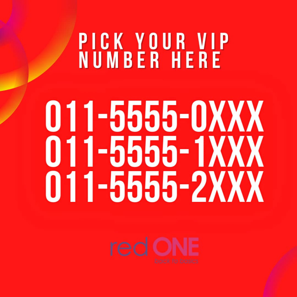 RedONE A38 VIP Number | โพสต์ไพด | เบอร์ใหม่ | เบอร์มงคล | 5G | Celecom Coverage Nombor VIP สีแดงONE