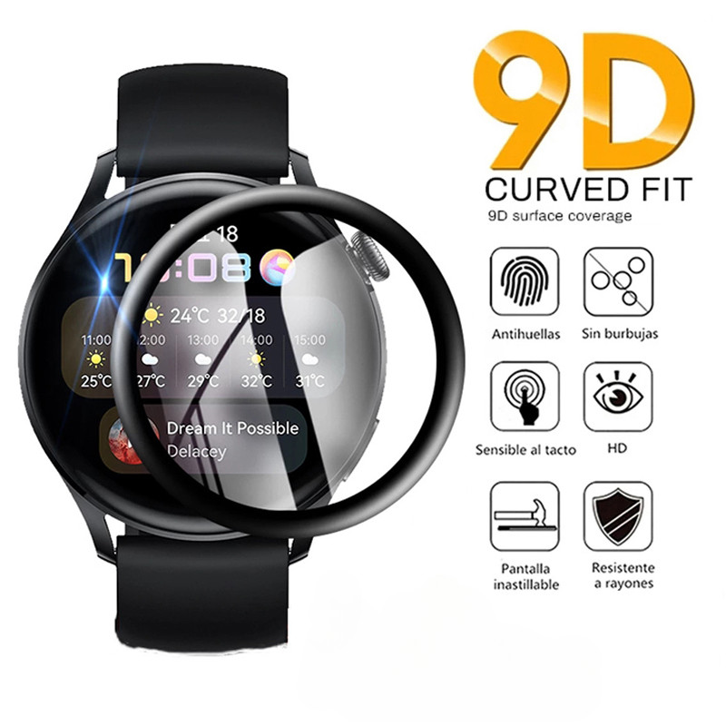 Huawei GT2Pro GT3Pro GT3SE 999D HD Black Edge ฟิล์มกระจกนิรภัยสําหรับ Huawei GT4 GT3 GT2 SE Pro ECG 