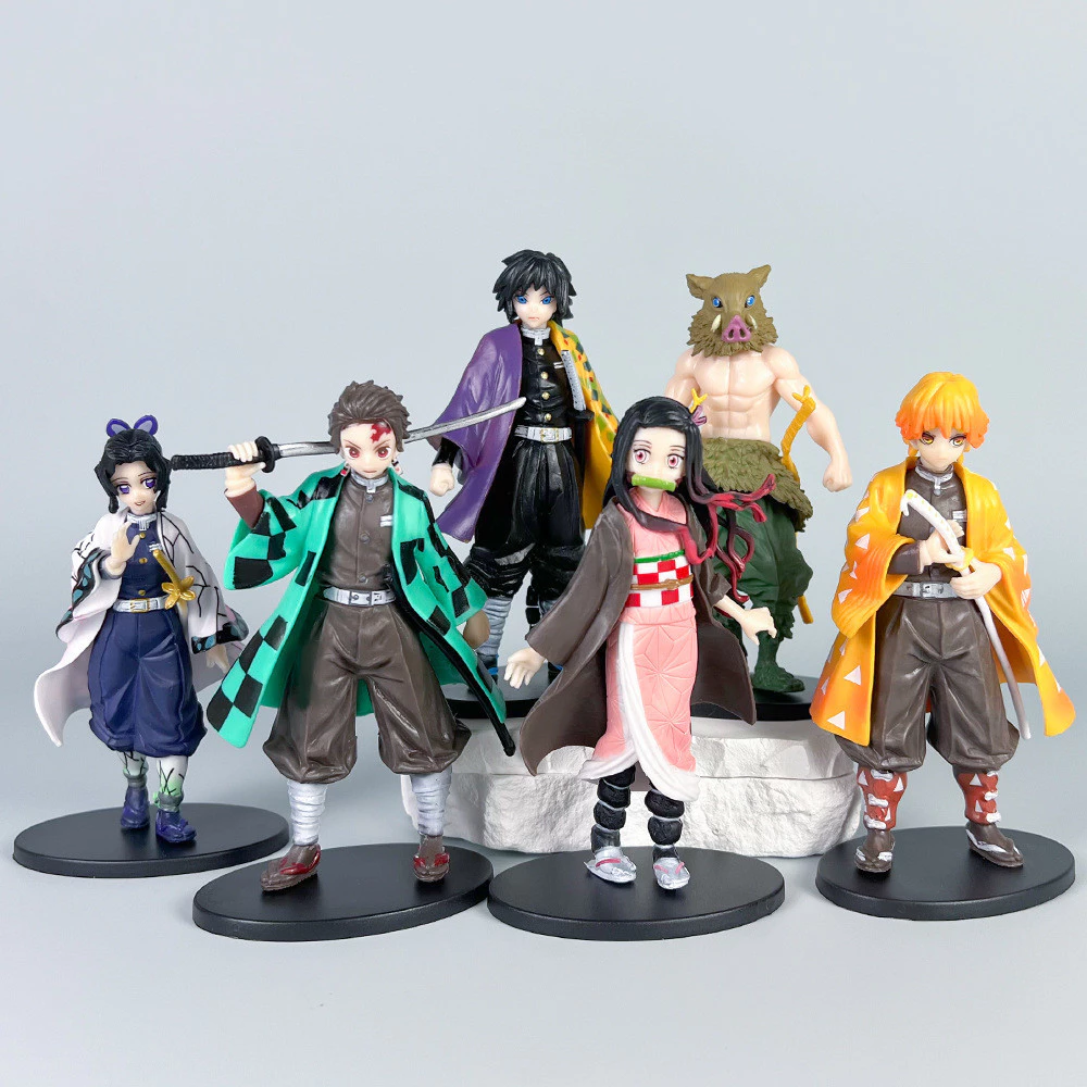 สถานที่ท้องถิ่น 15ซม.demon Slayerคอสเพลย์Nezuko ZenitsuอะนิเมะOne PieceรูปCODสต็อกคอสเพลย์Action Figureตุ๊กตาของเล่นสําหรับของขวัญเด็กคอลเลกชันเครื่องประดับรถตกแต่งบ้านตกแต่งเค้ก thumbnail 4