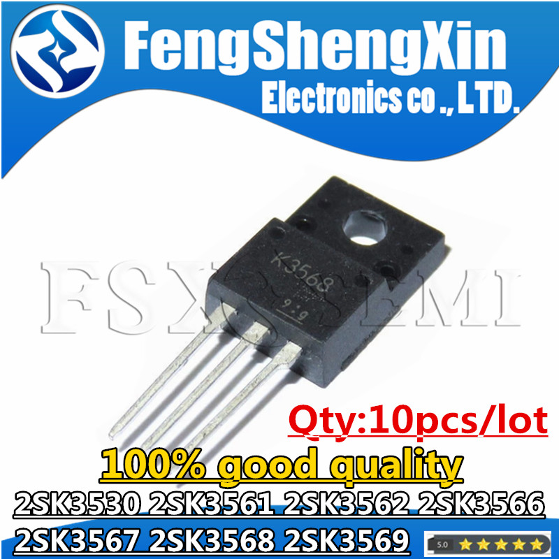 10pcs 2SK3568 TO-220f K3568 TO /220 2SK3569 K3569 2SK3567 K3567 2SK3566 K3566 2SK3562 2SK3562 2SK356