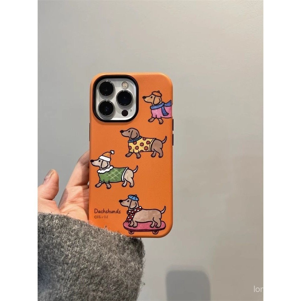 เคสโทรศัพท์มือถือเคสป้องกันโทรศัพท์มือถือเคสป้องกันสองชั้นในแบบทูอินวันสองชั้นสำหรับ iPhone 15 13 PR