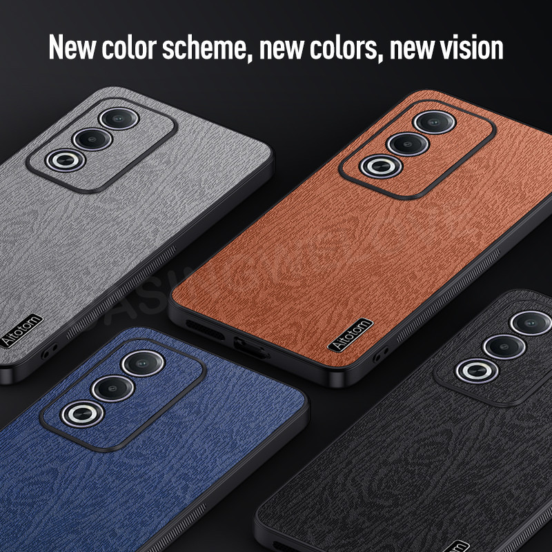 ปลอกสําหรับOppo A3 Pro A3x A3 Pro A5 A5i Pro 4G 5G 2025 Tree Grainปกหนังป้องกันAnti Fallและกันกระแทกเคสโทรศัพท์ ราคา ถูกที่สุด ดีลบีเคเค แกลเลอรีภาพที่ 7