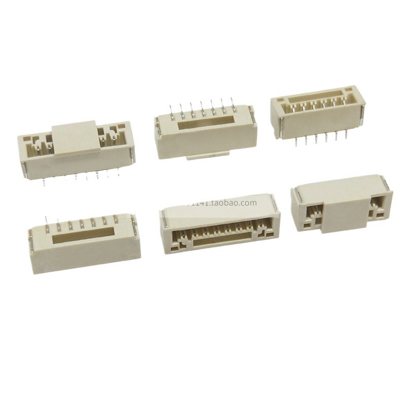 20 ชิ้น/ล็อต GH1.25mm Spacing ที่มีการล็อคแนวนอนแนวตั้ง Patch ซ็อกเก็ตขาตั้งสติกเกอร์แนวนอน 2P3P4P5P