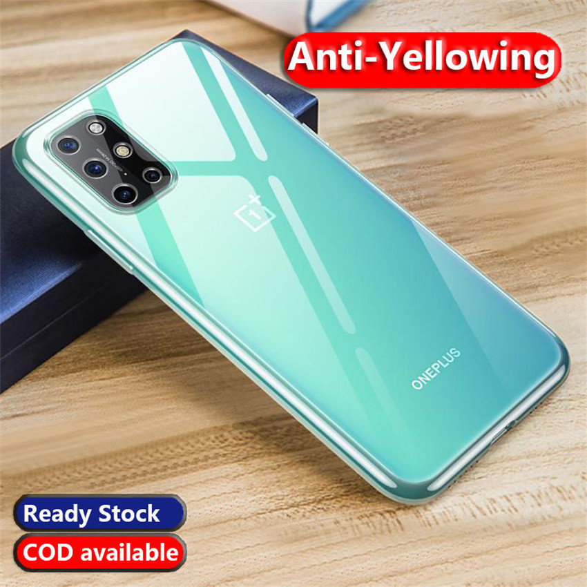 OnePlus 8T 8T+5G KB2001 KB2000 KB2003 KB2005 KB2007 Non-Yellowing กันกระแทกโทรศัพท์ฝาครอบกันชนกลับยา