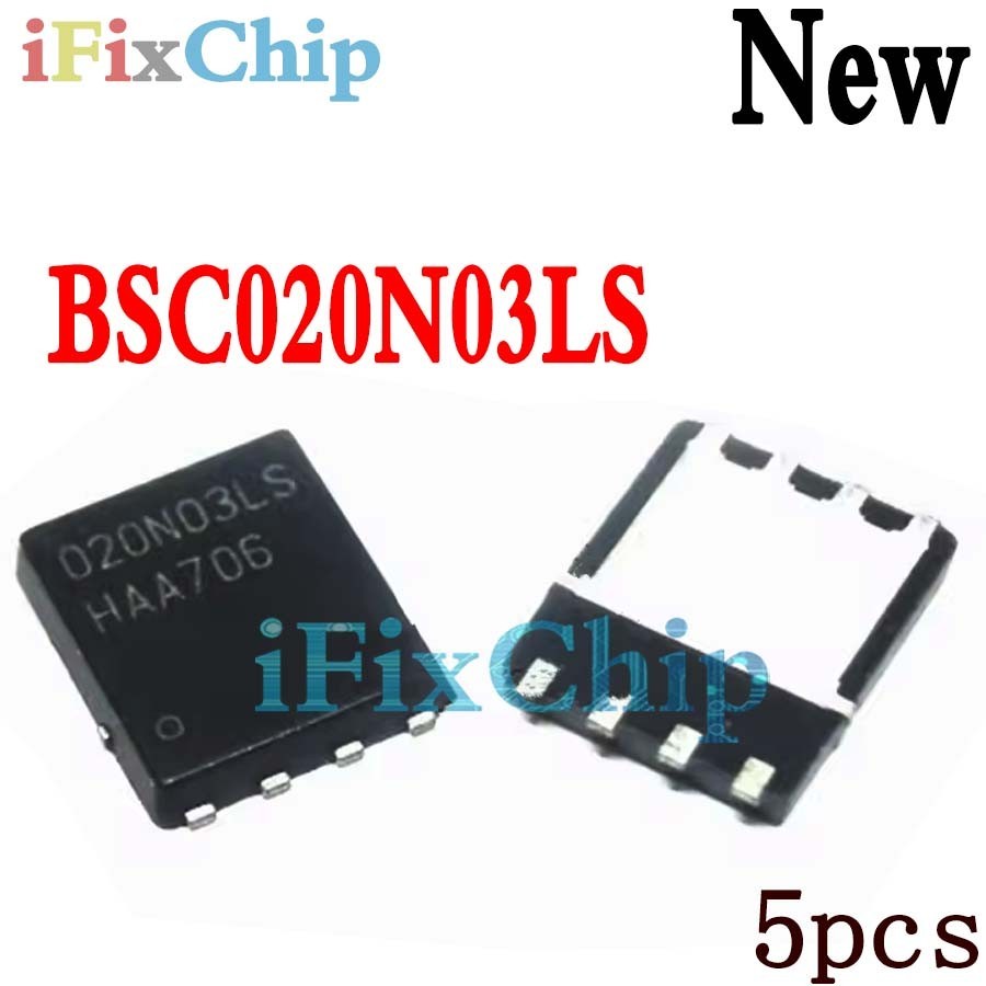 5 ชิ้น ใหม่เอี่ยม BSC020N03LS 020N03LS QFN-8