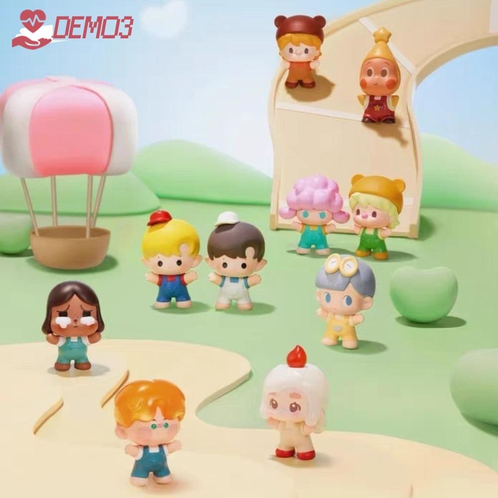 [DEMO3] กล่อง, POPMART Pop Bean Gimm a Hug Series อะนิเมะรูป, แฟชั่นฟองสบู่ Kawaii MOLLY Labubu CRYBABY กล่องของเล่นสําหรับเด็ก