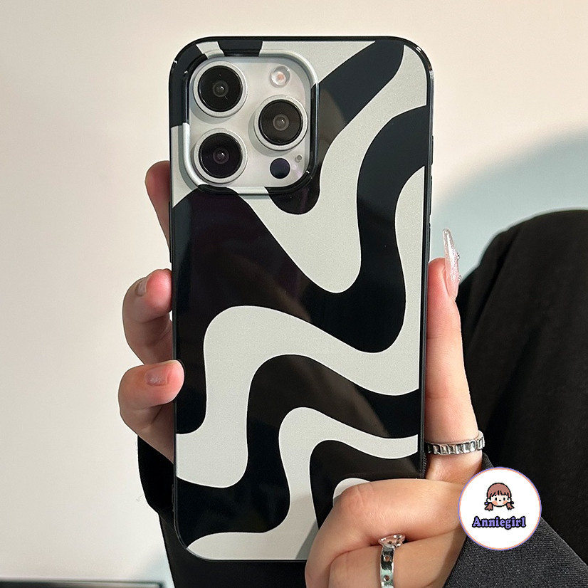 แฟชั่นretro Zebraรูปแบบเรียบเคสโทรศัพท์สําหรับIPhone 11 16 15 14 12 13 Pro Max XS XR 7 8Plusสกปรกทนนุ่มTPUโทรศัพท์ปกหลัง