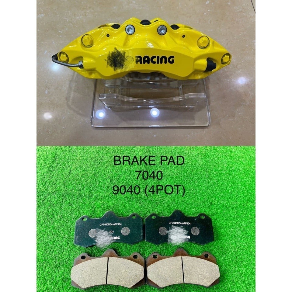 Ap7040-9040 6 POT FRONT BRAKE PADS ใหม่ OEM 1 ชุดสําหรับ 4 PCSauto ชิ้นส่วนตกแต่งรถauto ชิ้นส่วนตกแต