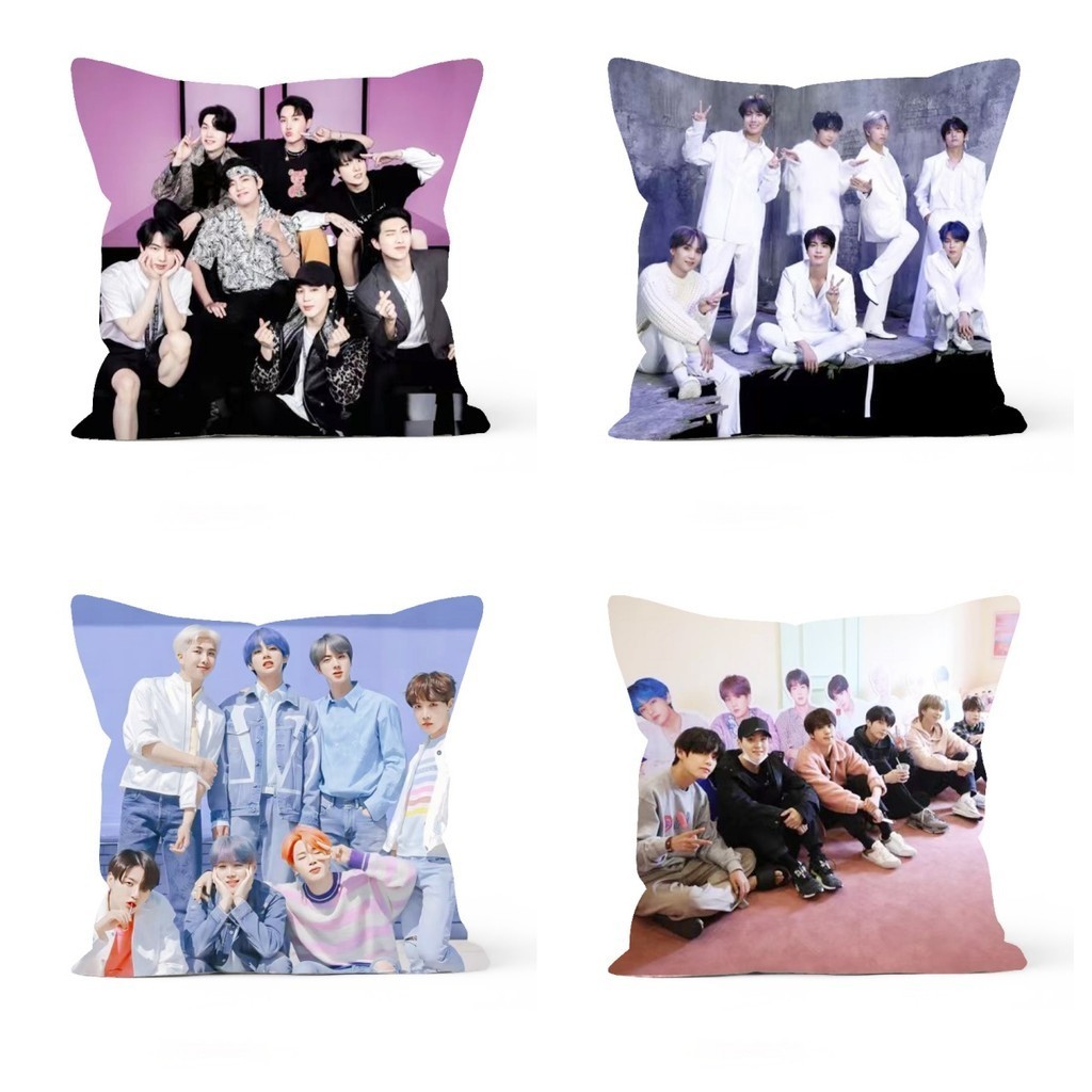 Bts Bulletproof วัยรุ่นกอดหมอน Kim Taehyung Tianjiaguo เพื่อนบ้านของฉันดาวเดียวกันของขวัญวันเกิดปลอกหมอนอิง