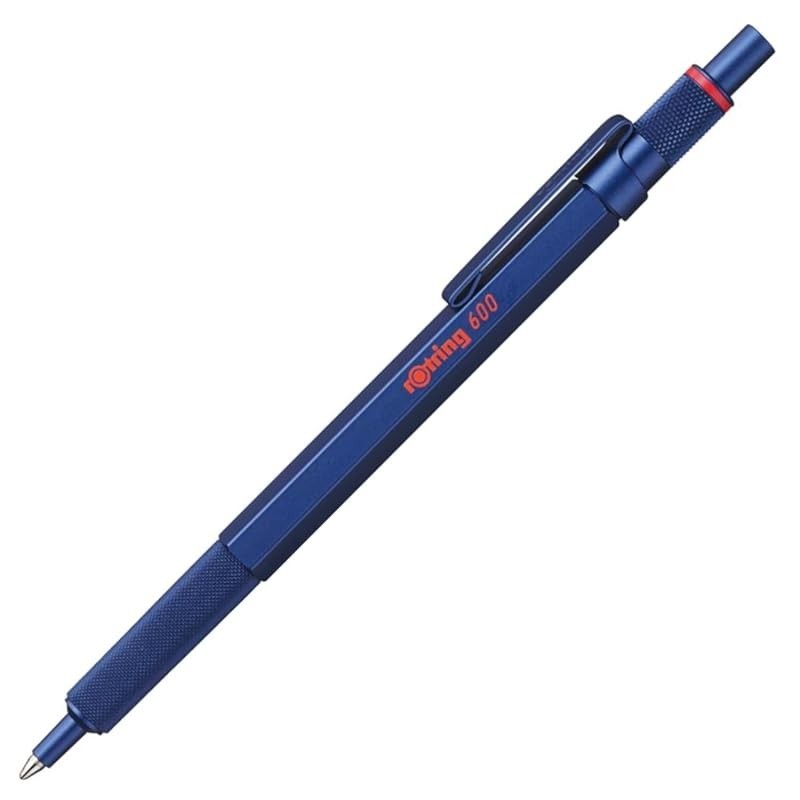 rOtring 600 Iron Blue Oil-Based Ballpoint Pen 2114262