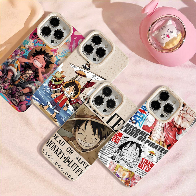 ลูฟี่ วันพีช ผู้น่ารัก ที่น่าสนใจ เคสIPhone 11 15 Pro Max 7Plus 12 13 14 Pro Max XR X XS MAX 15 6s 14 8 7 6 Plus SE 2020
