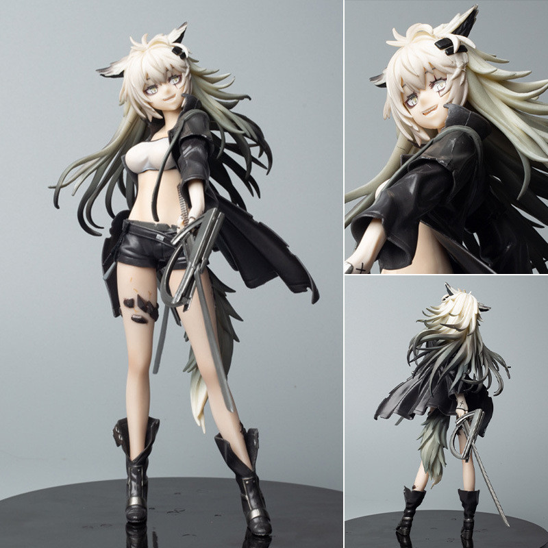 พรุ่งนี้ Ark Lapland Elite Two-Pull Dog Figure สัตว์หูสาวสวยอะนิเมะรุ่นเครื่องประดับสองมิติ