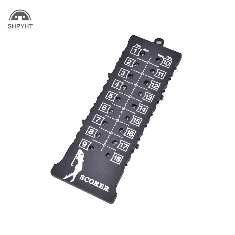 Shpyht 18 หลุมกอล์ฟจังหวะ Putt Score Card Counter Indicator Golf Score Counter ใหม่