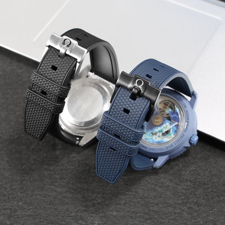 เข้ากันได้กับ Omega Watch Band Swatch ชื่อร่วมซิลิโคน Planet Series Strap Planet Moon Mercury Watch Bracelet