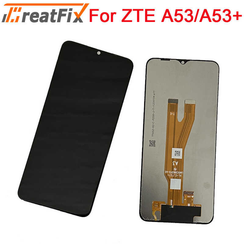 6.52 Inch Black For ZTE Blade A53 A53+ Plus LCD DIsplay Touch Screen Digitizer Panel Assembly Repl