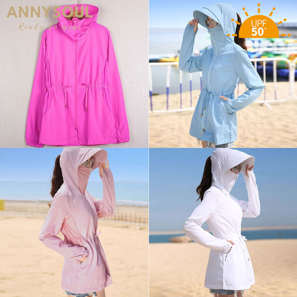 เสื้อคลุมกันแดดผู้หญิงสไตล์เกาหลี ผ้าบางเบา สำหรับหน้าร้อน