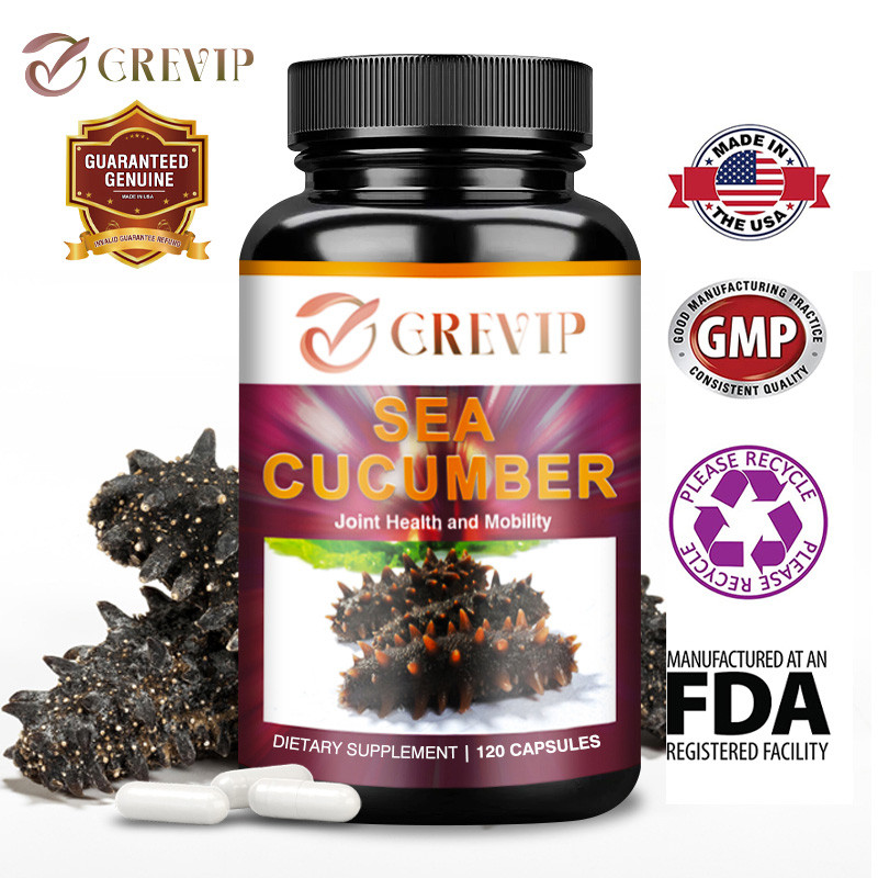 เกรวีไอพีปลิงทะเล-อาหารเสริมจากธรรมชาติเพื่อสุขภาพร่วมและระดมพล-รองรับการป้องกันกระดูกอ่อนและต่อสุขภาพเนื้อเยื่อ- (30/60/120 แคปซูล)