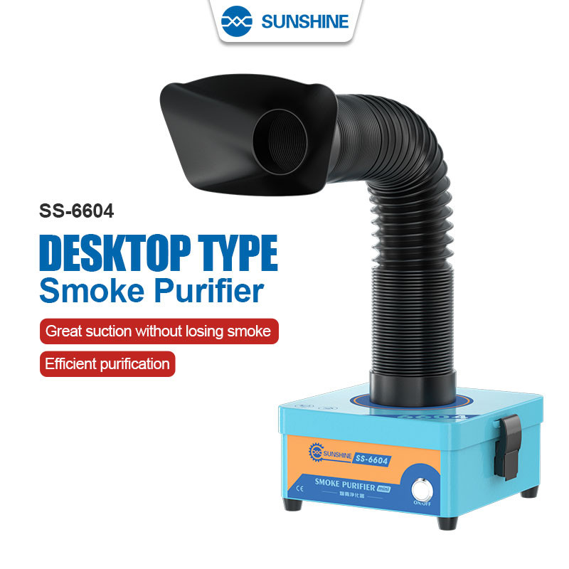 เครื่องทำควันขนาดเล็ก เครื่องแยกควันขนาดเล็กแบบพกพาที่ เครื่องฟอกอากาศ sunshine SS-6604