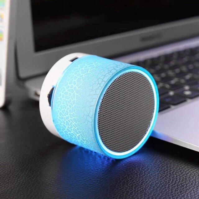 ใหม่ A9 ลําโพงบลูทูธไร้สายขนาดเล็ก LED Crack TF USB AUX MP3 FM สเตอริโอซับวูฟเฟอร์เครื่องเล่นเสียงลําโพงบลูทูธแบบพกพา Burstod