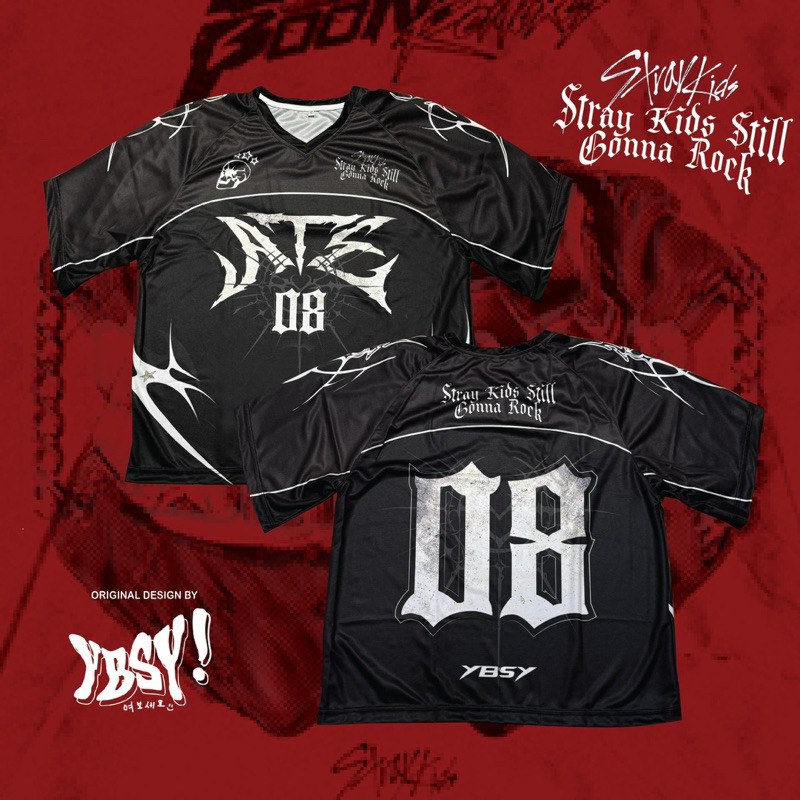 [การปรับแต่งฟรี] Yhbsy- Stray Kids ATE Kpop Jersey มีหลายสีให้เลือก