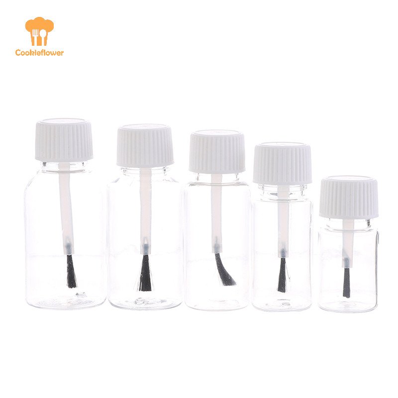 Ckfr 5/10/15/20/30ml ขวดยาทาเล็บรีฟิลใสขวดเก็บรั่วซึมใหม่