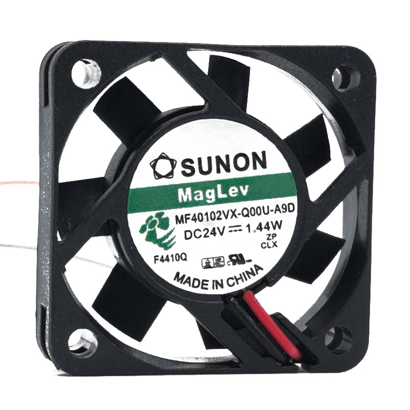 MF40102VX-Q00U-A9D แม่นยํา/SUNON 4010 24V 1.44W พัดลมเงียบ 2-W