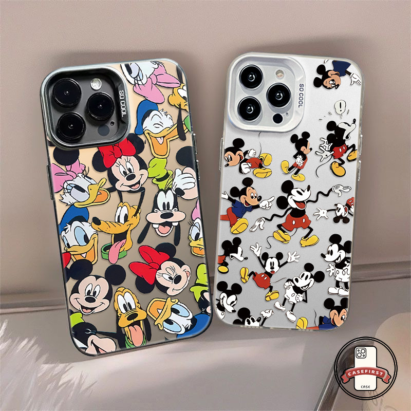 การ์ตูนตลกมิคกี้เมาส์เคสโทรศัพท์สำหรับ OPPO A78 A54 A57 A77 A38 A53 A76 A58 A74 A15 A17 A77s A31 A55 A16 A12 A17K A18