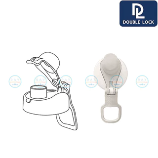 Double Lock กระบอกน้ำ 600 มล ฝาล็อค 1815 1817 1819 BPA Free JCJ ขวดน้ำพลาสติกใส ขวดน้ำพกพา ขวดน้ำหูหิ้ว กระบอกน้ำเย็น