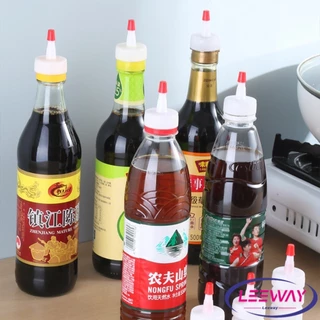 Leeway【มีสินค้าในสต๊อก】 ฝาขวดน้ำแร่ ฝาปิดขวดเครื่องปรุง 5pcs/แพ็ค ฝาขวดน้ำอเนกประสงค์ ปิดกันแมลง Plastic bottle cap