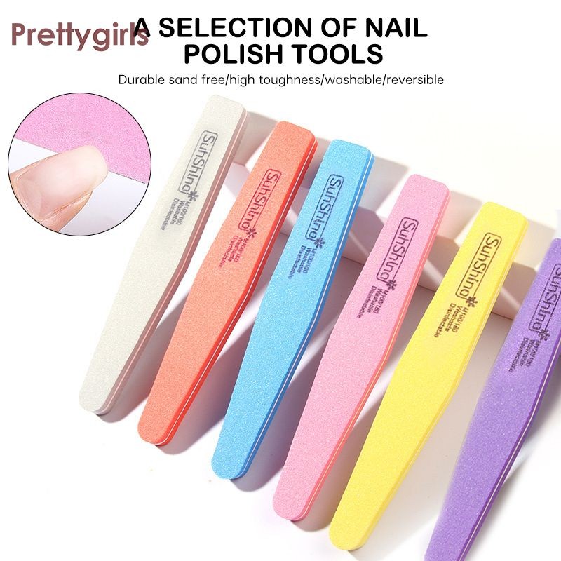 PY.thNail Art Sponge Rubbing Strip แถบขัดเล็บ ตะไบเล็บสองด้าน-PY