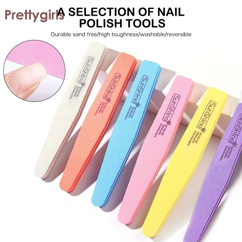 PY.thNail Art Sponge Rubbing Strip แถบขัดเล็บ ตะไบเล็บสองด้าน-PY