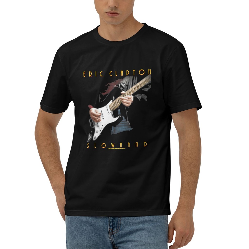 Eric Clapton Slowhand เสื้อยืดแฟชั่นลําลองสบาย
