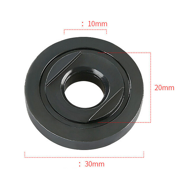 แหวนประกับน๊อตล๊อคใบเจียร์ น็อตล็อคเครื่องเจียร 4 นิ้ว อะแดปเตอร์เครื่องเจียร น็อตล็อคหินเจียรลูกหมู แหวนประกับใบเจียร - รูปที่ 3