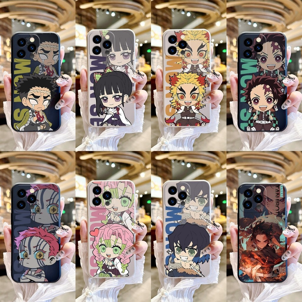 ปลอก Ghost Slayer การ์ตูน OPPO reno 2 3 4 pro 10X ZOOM Z reno ACE 2Z 2F 4Z 4F reno3 reno4 pro 4G ฝาครอบเคสโทรศัพท์