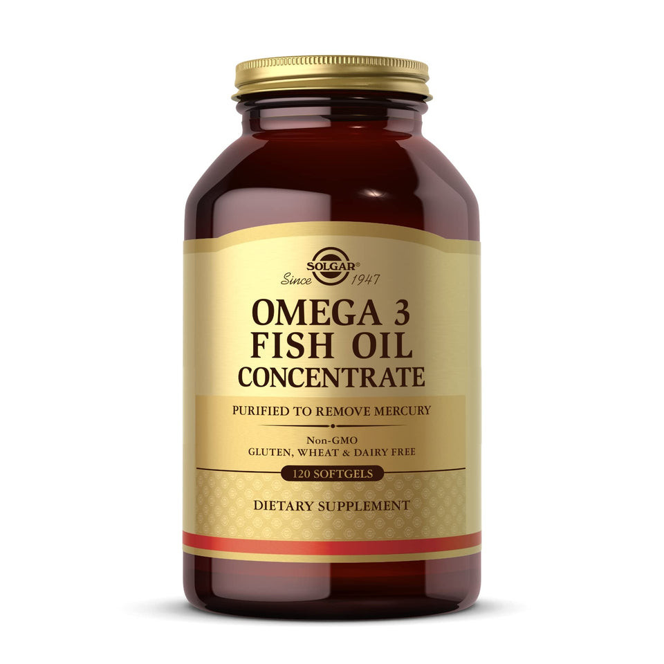 Solgar Omega-3 Fish Oil Concentrate - 2000mg, 120 ซอฟท์เจล