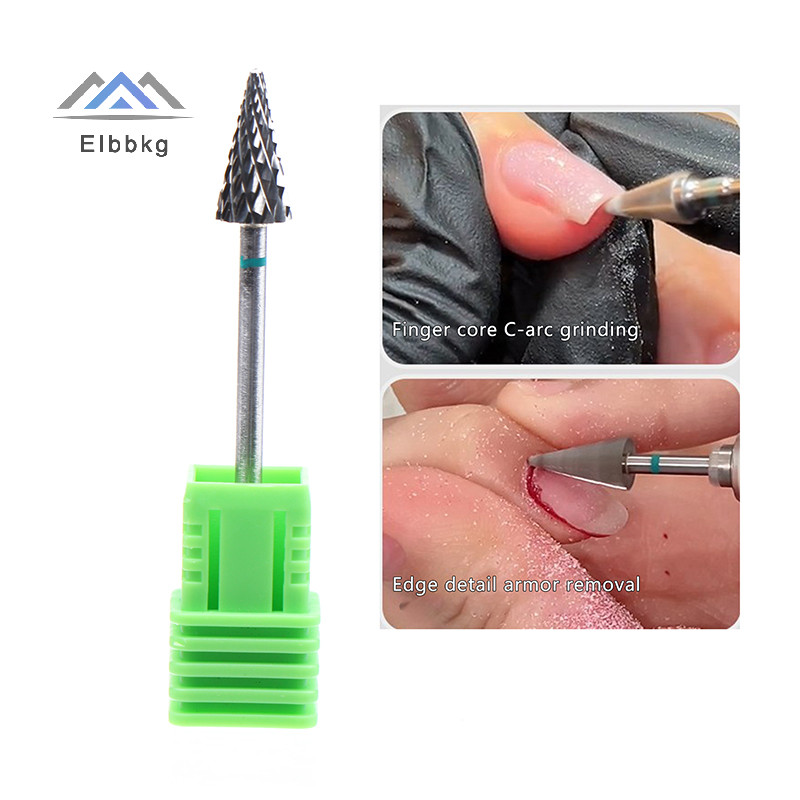 Eibbkg ทังสเตนเหล็กเล็บเจาะ Bit Milling เครื่องตัดไฟฟ้าเล็บอุปกรณ์ Cuticle Clean Burr Pedicure อุปกรณ์เสริมเครื่องมือขาย