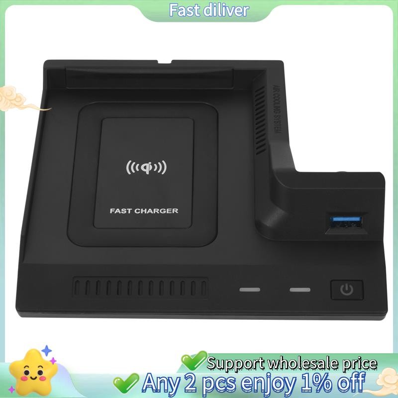 15w Wireless Charger QI ชาร์จโทรศัพท์สําหรับ Mercedes Benz W205 AMG C43 C63 AMG GLC 43 GLC X253 C Cl