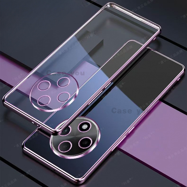 สําหรับ OPPO Reno 12F กันกระแทกหรูหราเคสโทรศัพท์มือถือไฟฟ้ารวมทุกอย่างขอบเปลือกนิ่มป้องกันการล่มสลาย