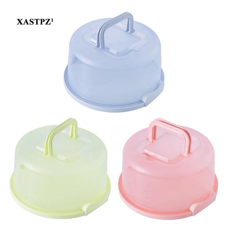 [xastpz1] กล่องเค้ก ทรงกลม แบบล็อคได้