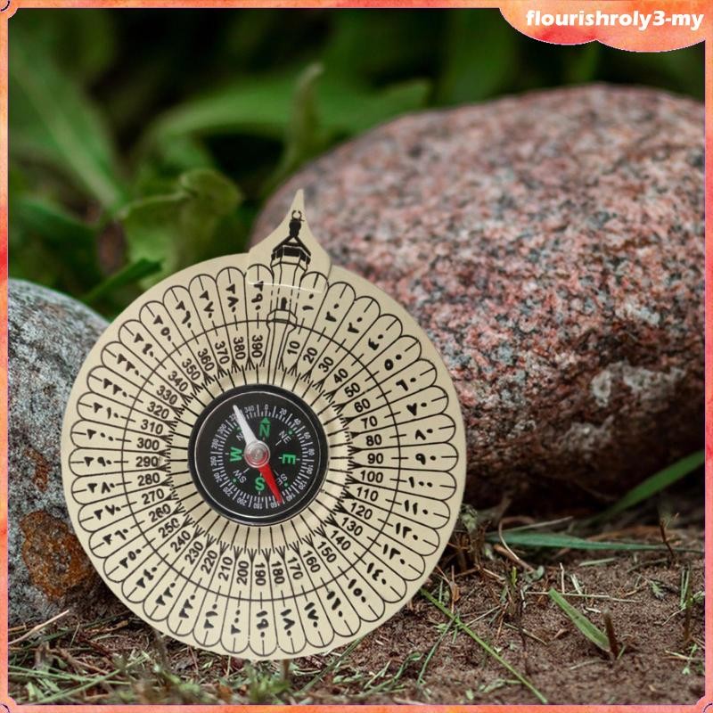 [Flurish] Qibla Find Compass Salat Mecca Compass สําหรับการตั้งแคมป์แบบแบกเป้