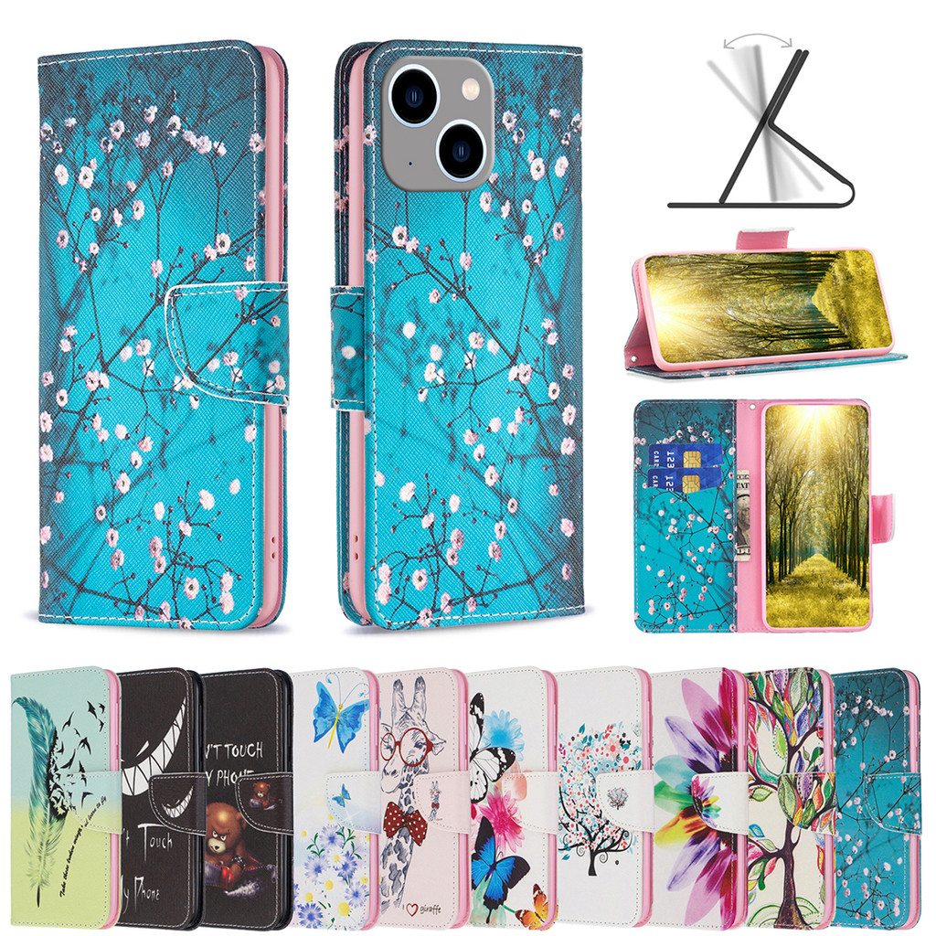 ภาพวาดหรูหราพลิกเคสโทรศัพท์สําหรับrealme C53 C33 C55 C30 C31 C35 C21 C20 C12 C25 C11 6 7i 8 9 9i Narzo 20 30A PRO PLUS PUหนังกระเป๋าสตางค์ฝาครอบพร้อมช่องใส่การ์ด