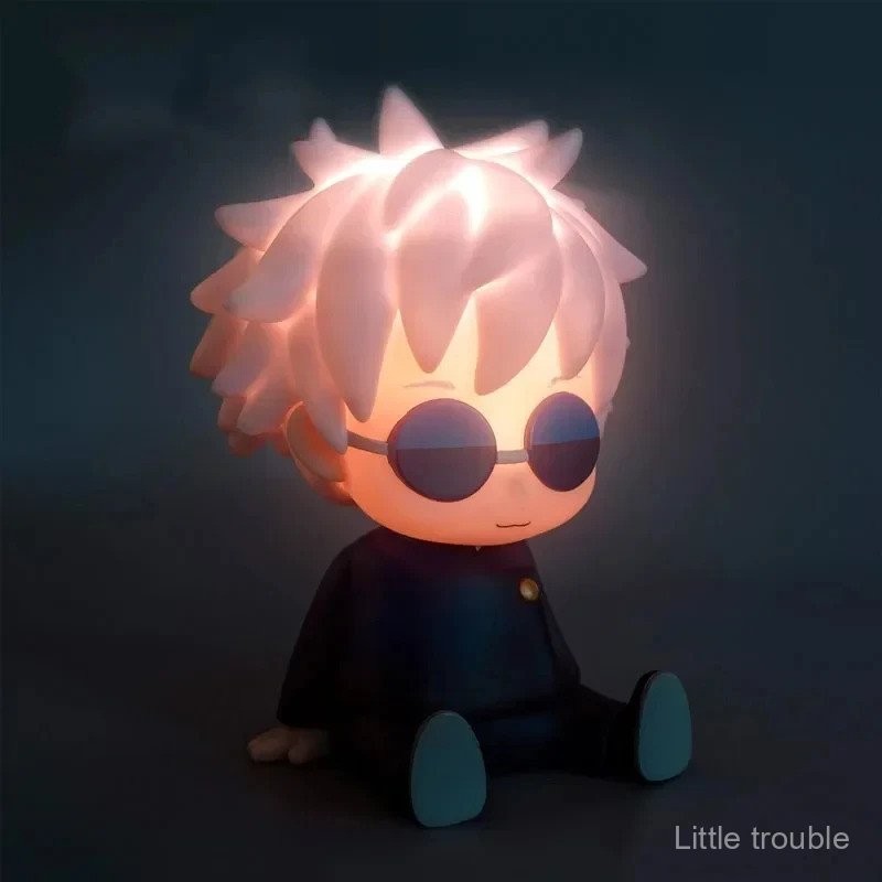 Jujutsu Kaisen ที่มาพร้อมกับ Sleeping Light Satoru gojo รุ่นปกติเวลาเครื่องประดับโคมไฟตั้งโต๊ะโคมไฟตกแต่งห้องนอนของขวัญ qinb