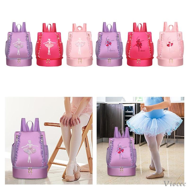 [Viocee] Ballet Bag Rucksack Kids Backpack กระเป๋าเป้บัลเล่ต์สําหรับวันเกิด