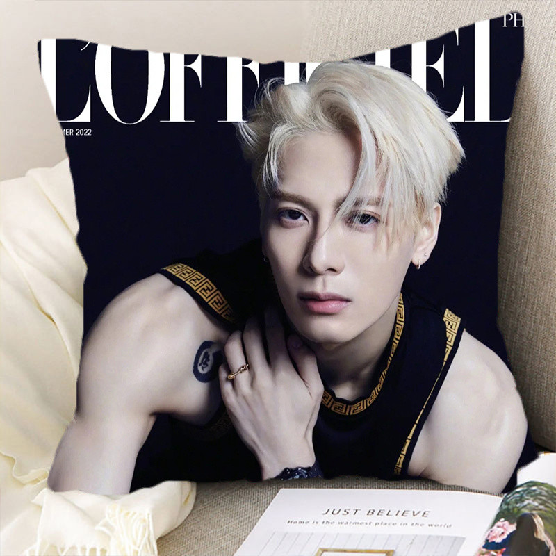 Jackson Wang หวังเจียเออร์ หมอน อุปกรณ์ต่อพ่วงคนดัง สนับสนุน อ่อนนุ่ม สะดวกสบาย ของขวัญวันเกิด พนักงีบหลับ