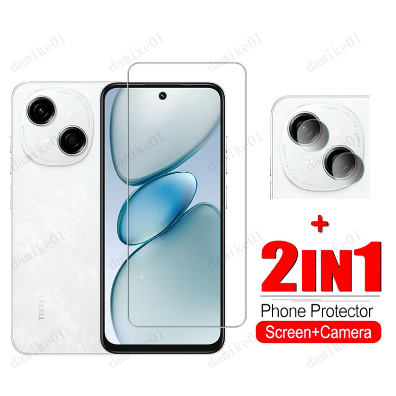ฟิล์มกระจก Tecno Spark Go 1 กระจกนิรภัย HD ป้องกันหน้าจอ สำหรับ Tecno Spark Go 2024 2023 20C 10C 8C 5G 10 20 Pro Camon 30 20 19 Pro 18 Pova 4 5 6 Pro Neo 5G 4G ฟิล์มกระจกกันเลนส์กล้อง